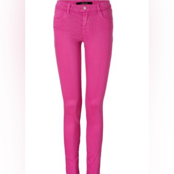 J Brand Magenta super skinny jeans. Size 25. 70% tencel/ 28% cotton/ 2% elastane - Picture 2 of 8
